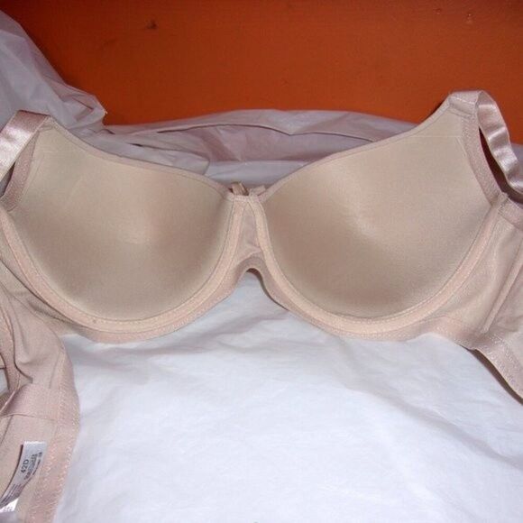 Sofra Light Beige Full Cup Plain Cotton 42D Bra NWT - Picture 4 of 9